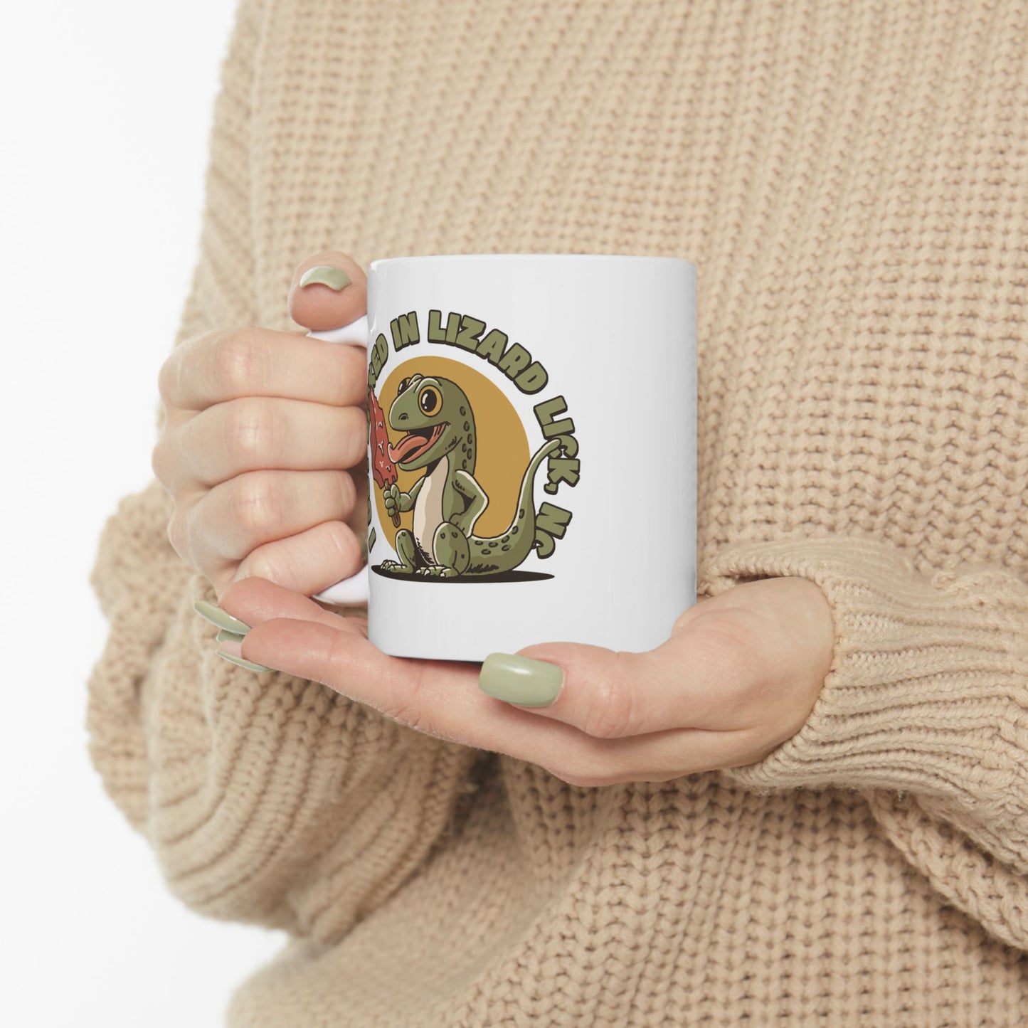 I Got Licked in Lizard Lick, NC – 11oz Ceramic Coffee Mug