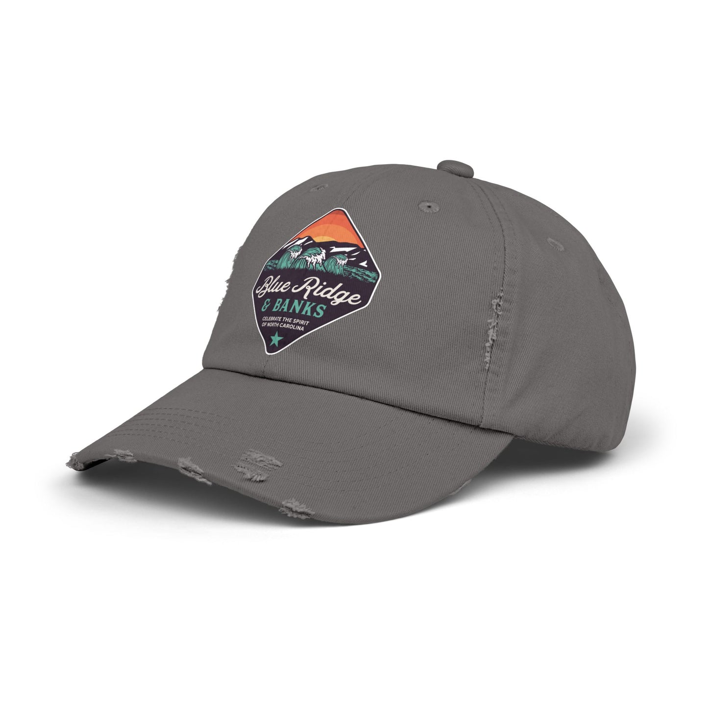Distressed Cap - North Carolina Blue Ridge & Banks