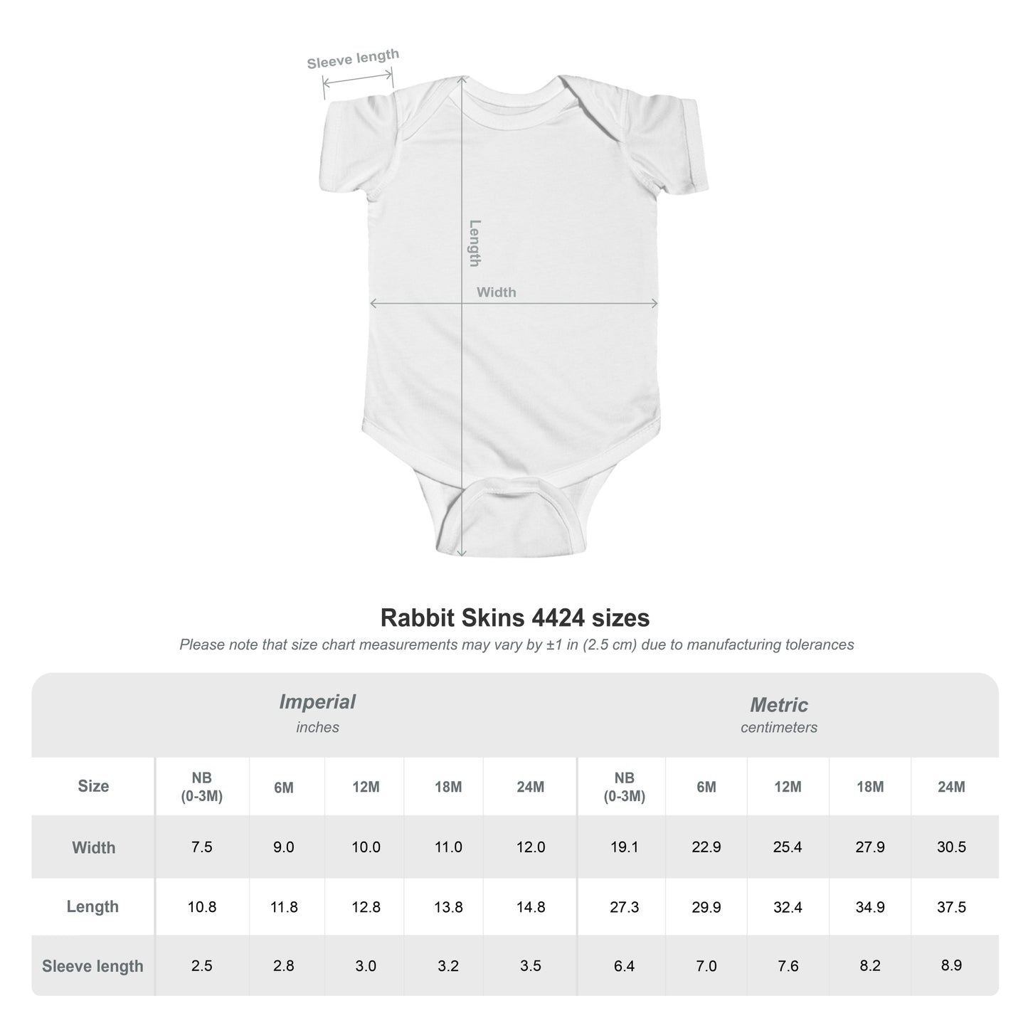 Blue Ridge & Banks Logo – Infant Fine Jersey Bodysuit