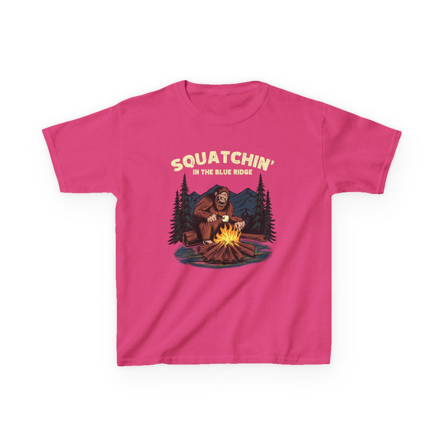 Squatchin’ in the Blue Ridge – Kids Heavy Cotton Tee