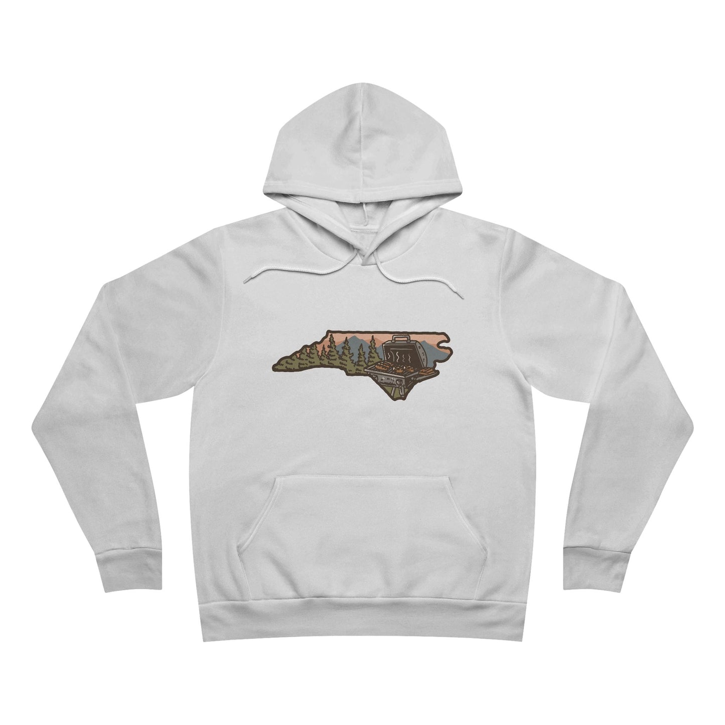 π NC BBQ Mountain Scene Men's Hoodie β Premium Edition