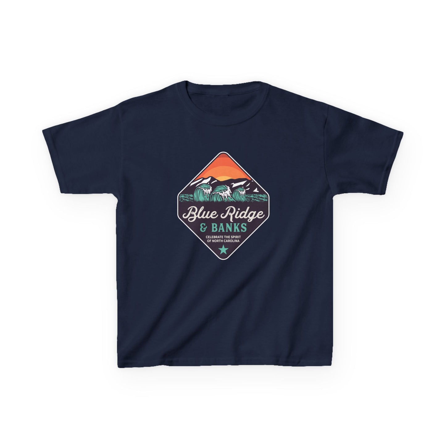 Blue Ridge & Banks Logo β Kids Heavy Cotton Tee