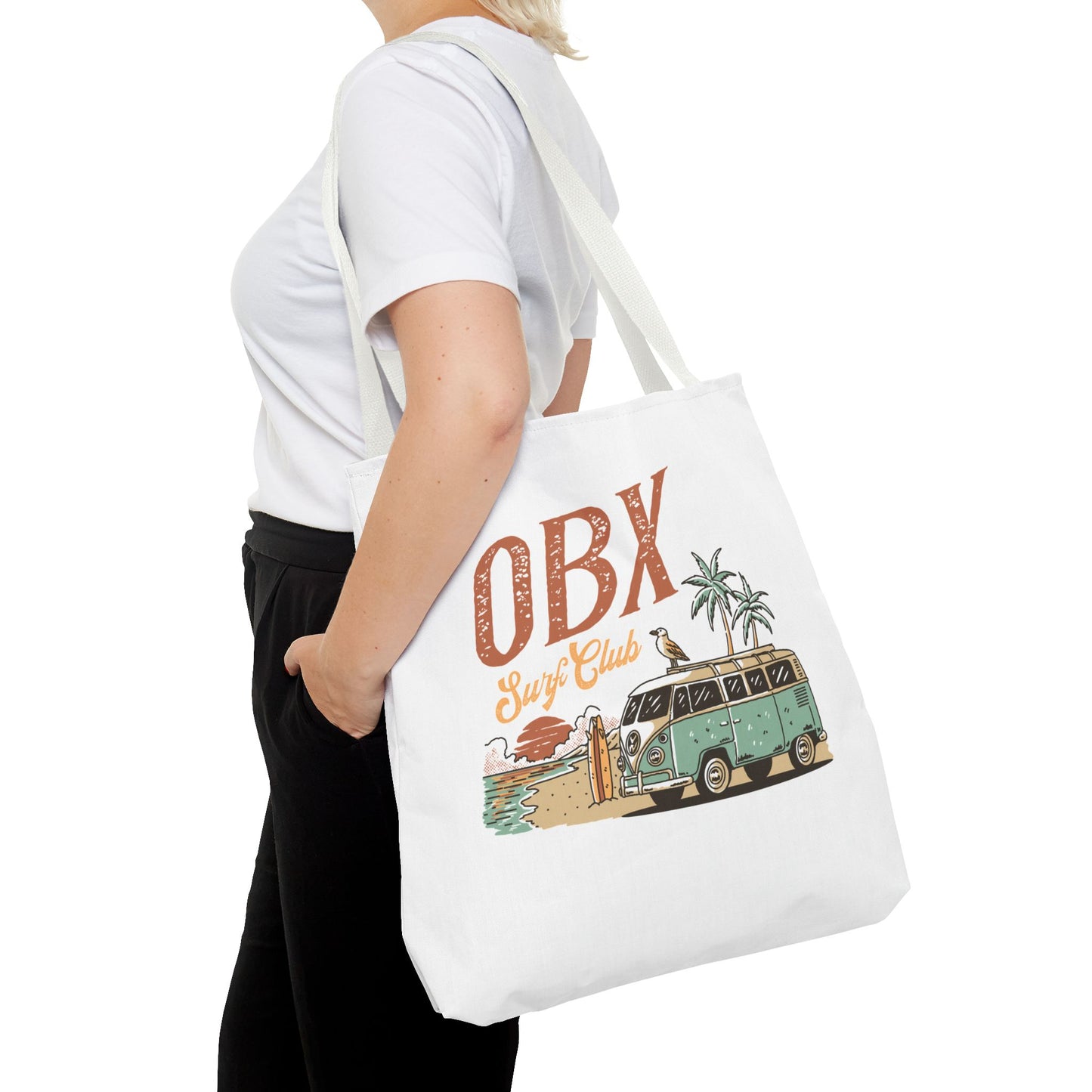 OBX Surf Club β Coastal Tote Bag