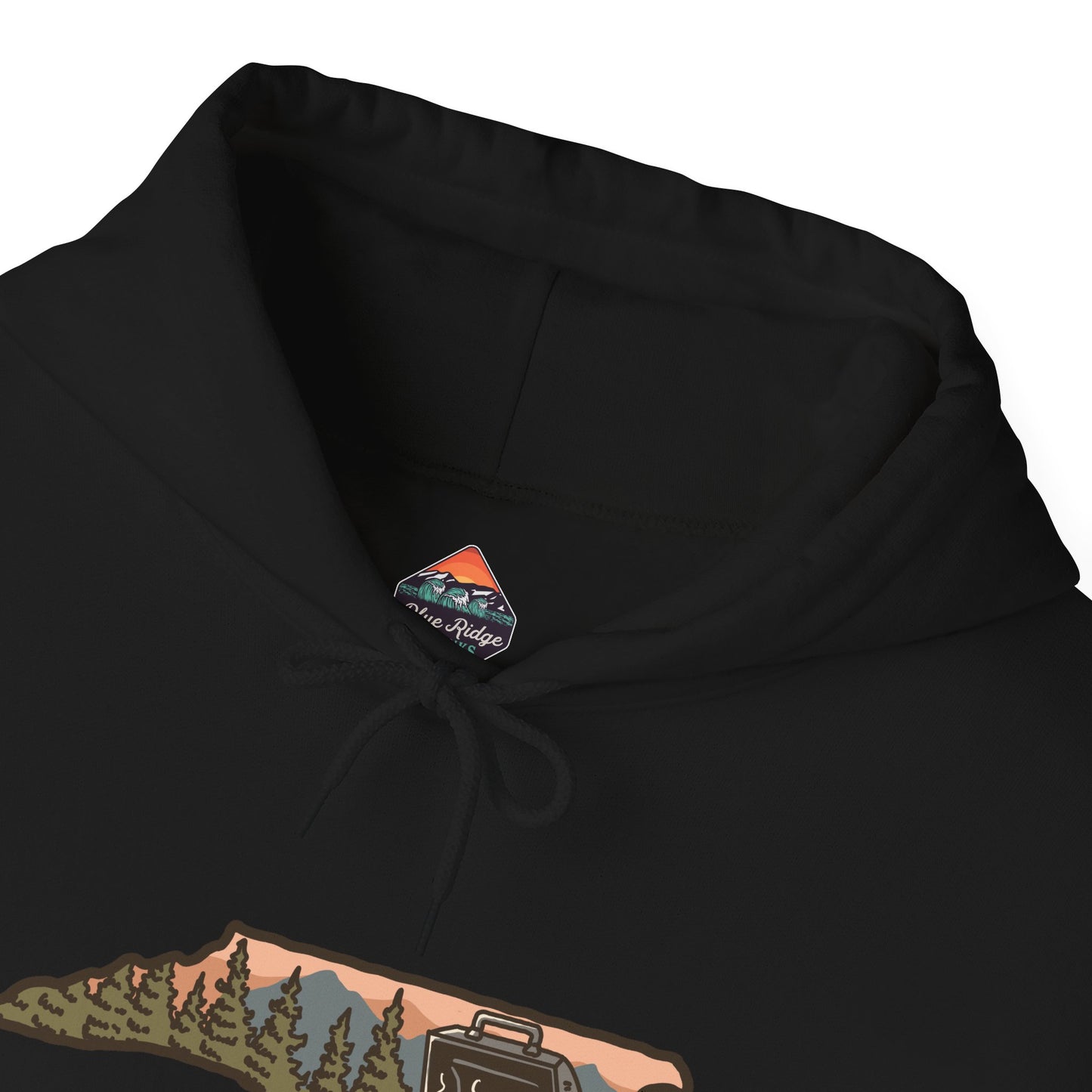 π₯ NC BBQ Mountain Scene Men's Hoodie β Everyday Wear Edition