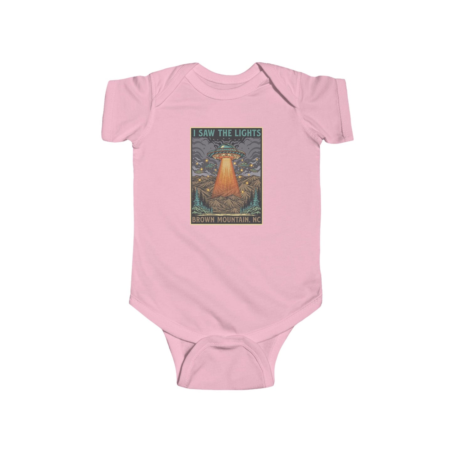 I Saw the Lights β Brown Mountain, NC β Infant Fine Jersey Bodysuit