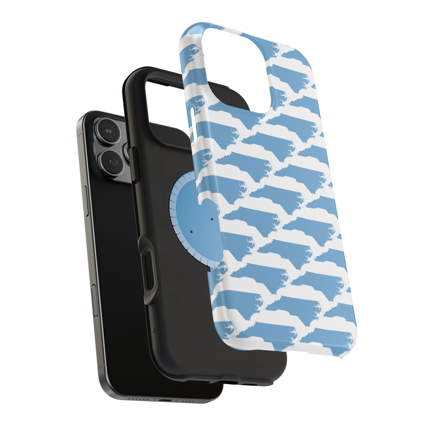 Tar Heel Blue – North Carolina Pattern Magnetic Tough Case
