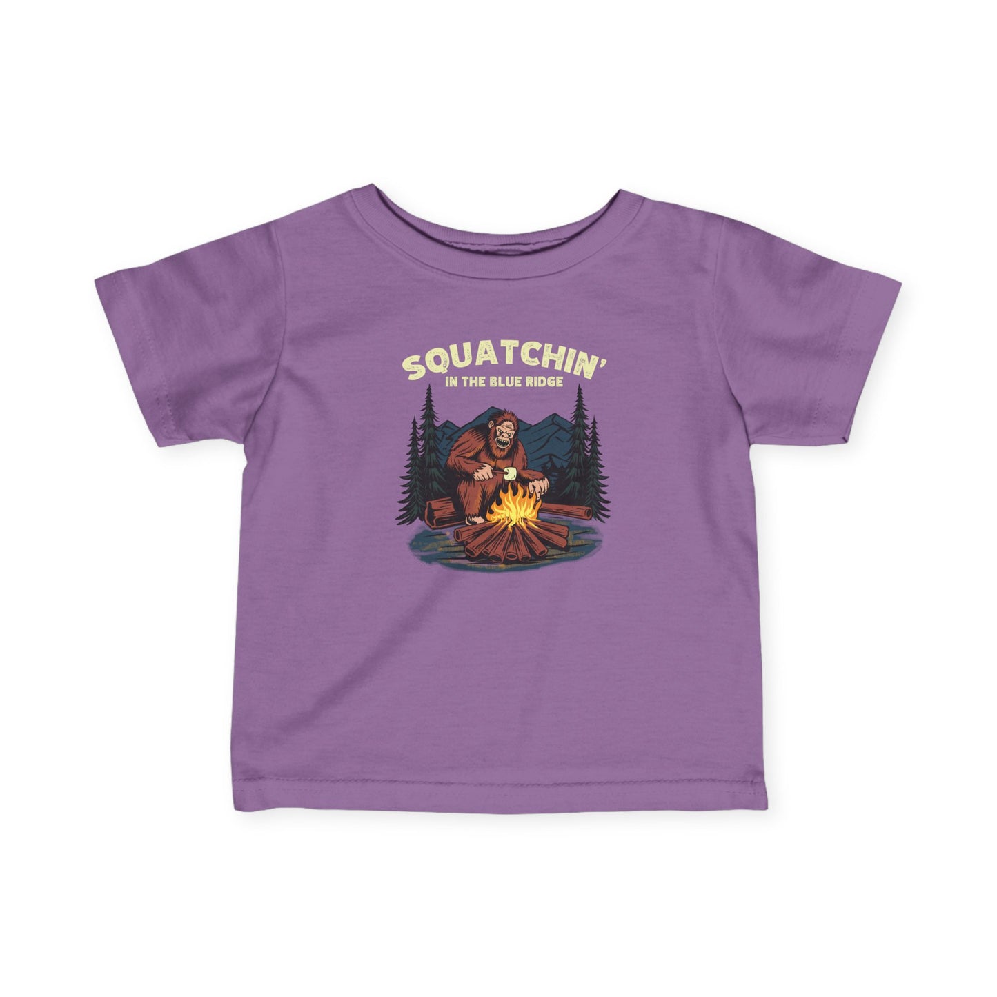 Squatchin’ in the Blue Ridge – Infant Fine Jersey T-Shirt