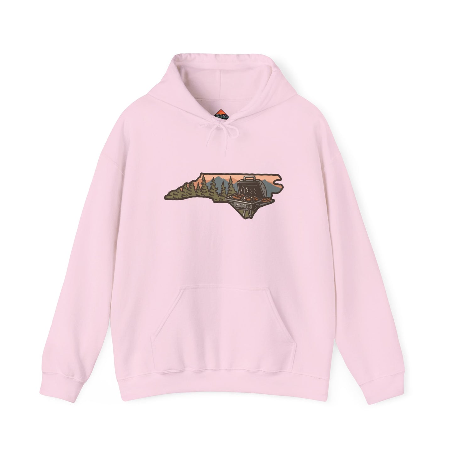 π₯ NC BBQ Mountain Scene Women's Hoodie β Everyday Wear Edition