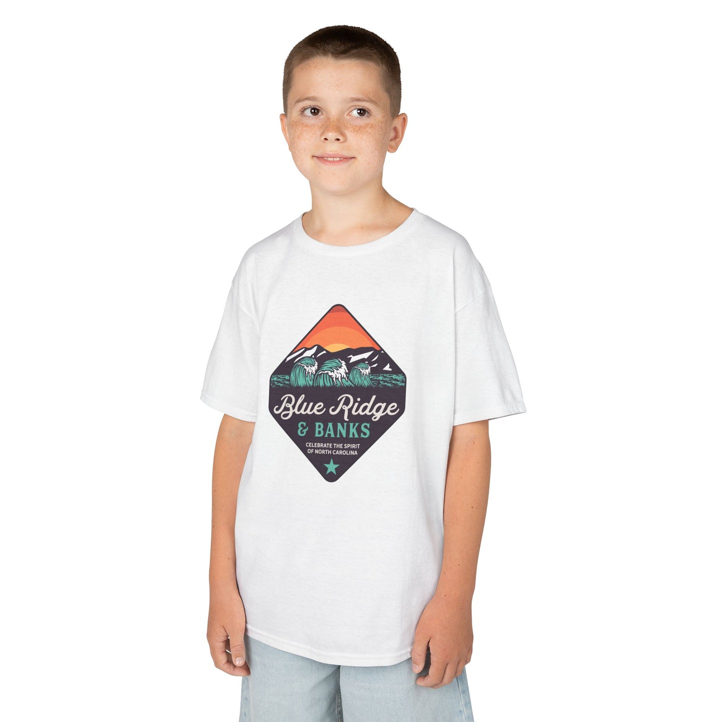 Blue Ridge & Banks Logo β Kids Heavy Cotton Tee