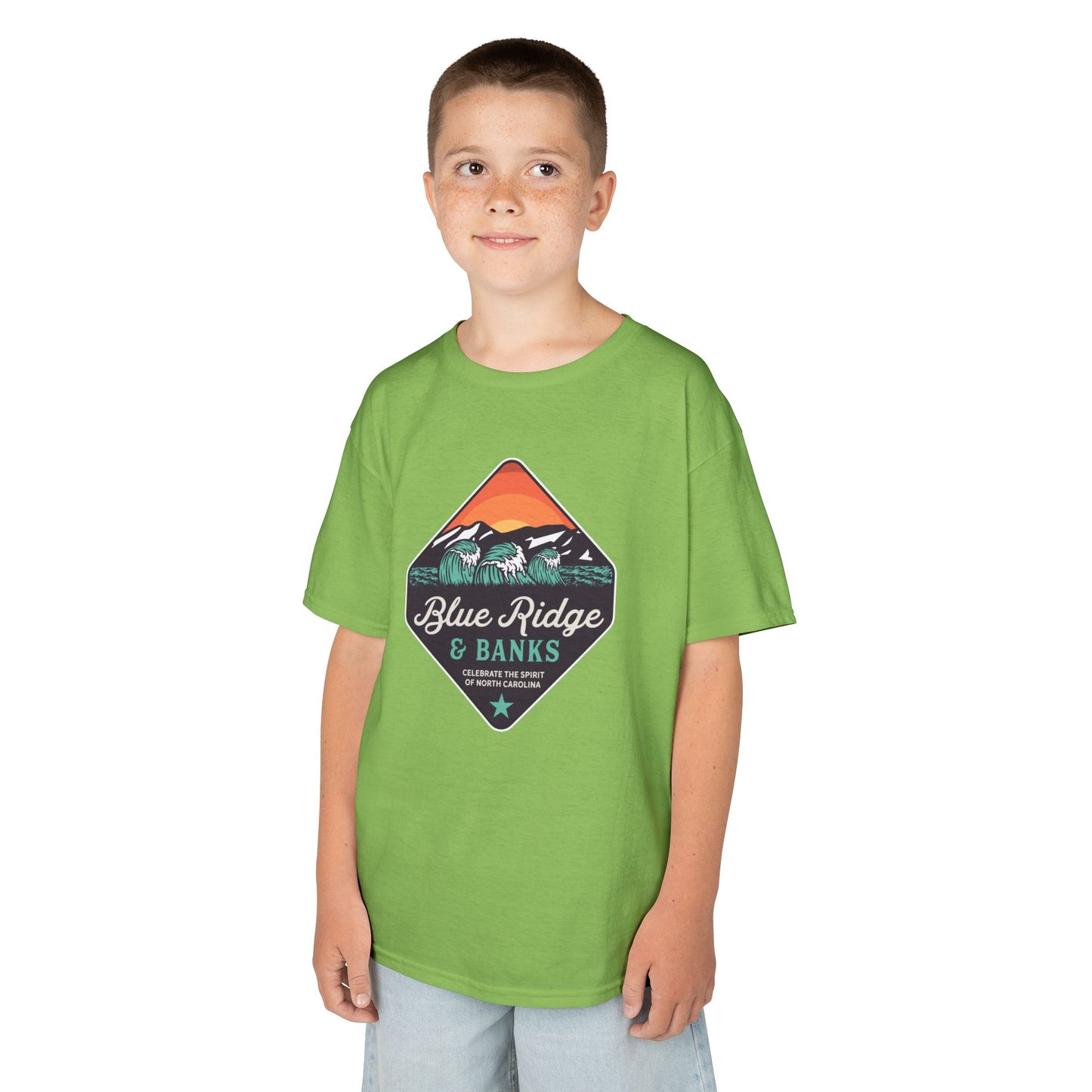 Blue Ridge & Banks Logo β Kids Heavy Cotton Tee