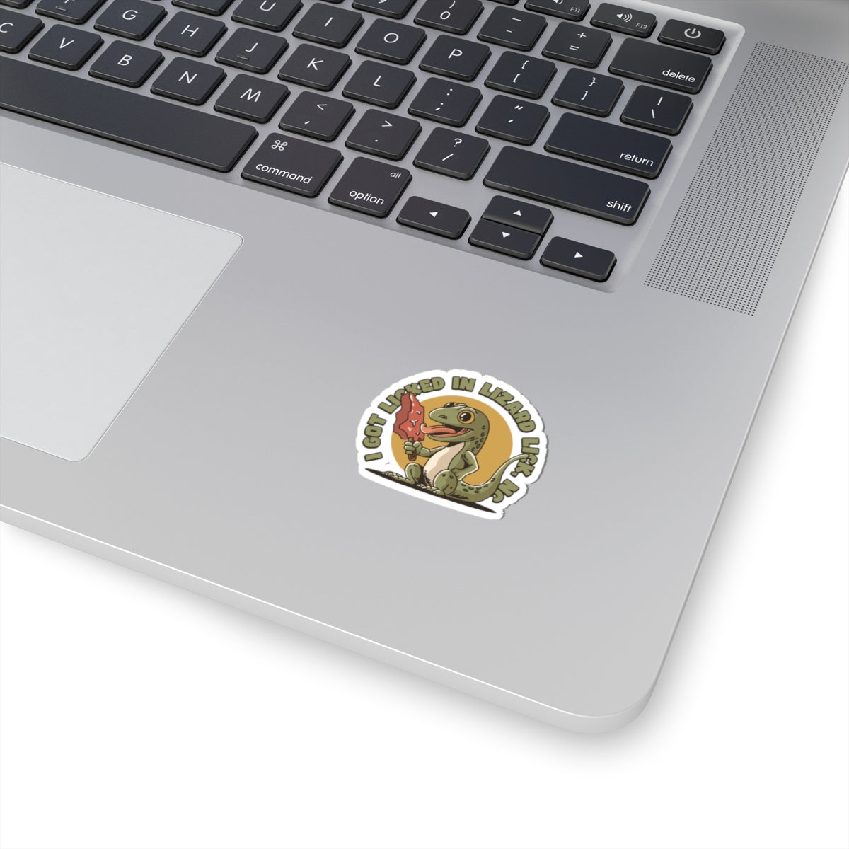 I Got Licked in Lizard Lick NC Sticker – Kiss-Cut Funny Lizard Souvenir