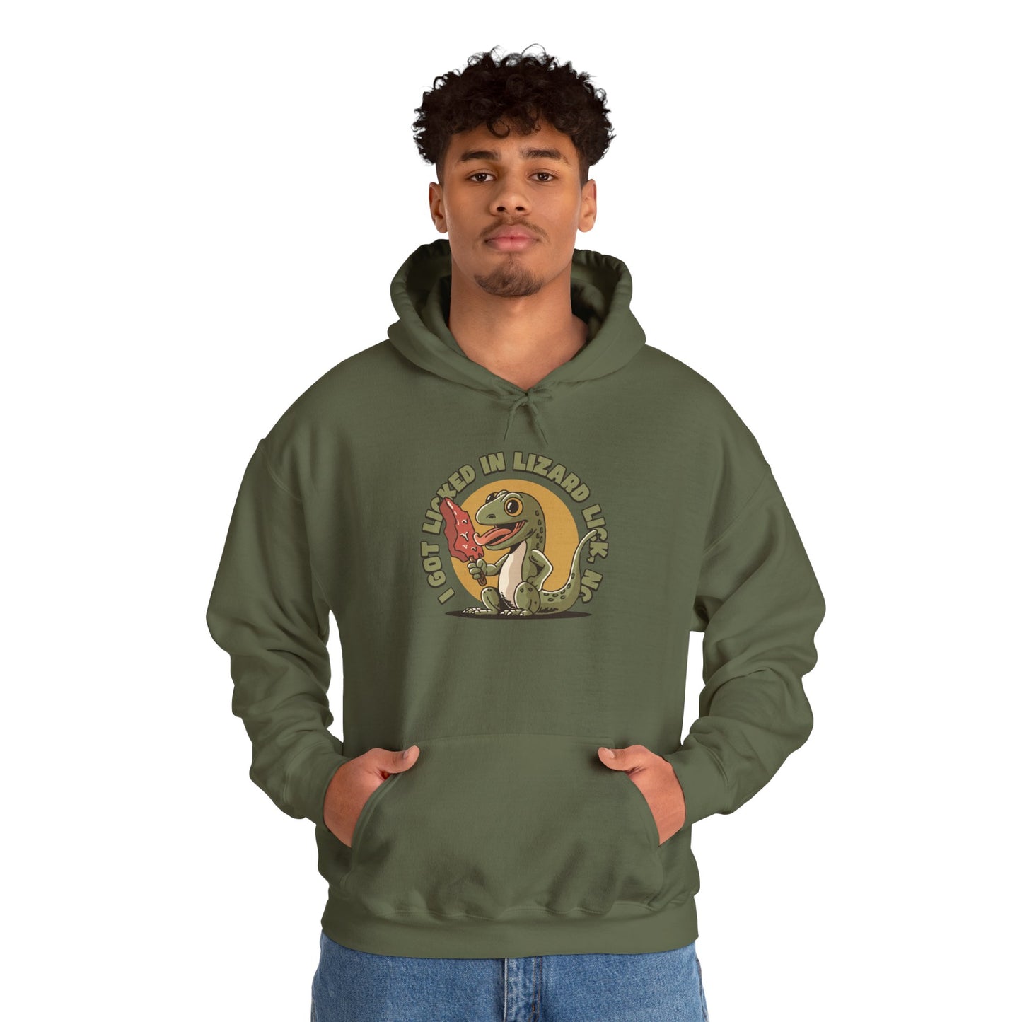 π₯ I Got Licked in Lizard Lick Men's Hoodie β Everyday Wear Edition