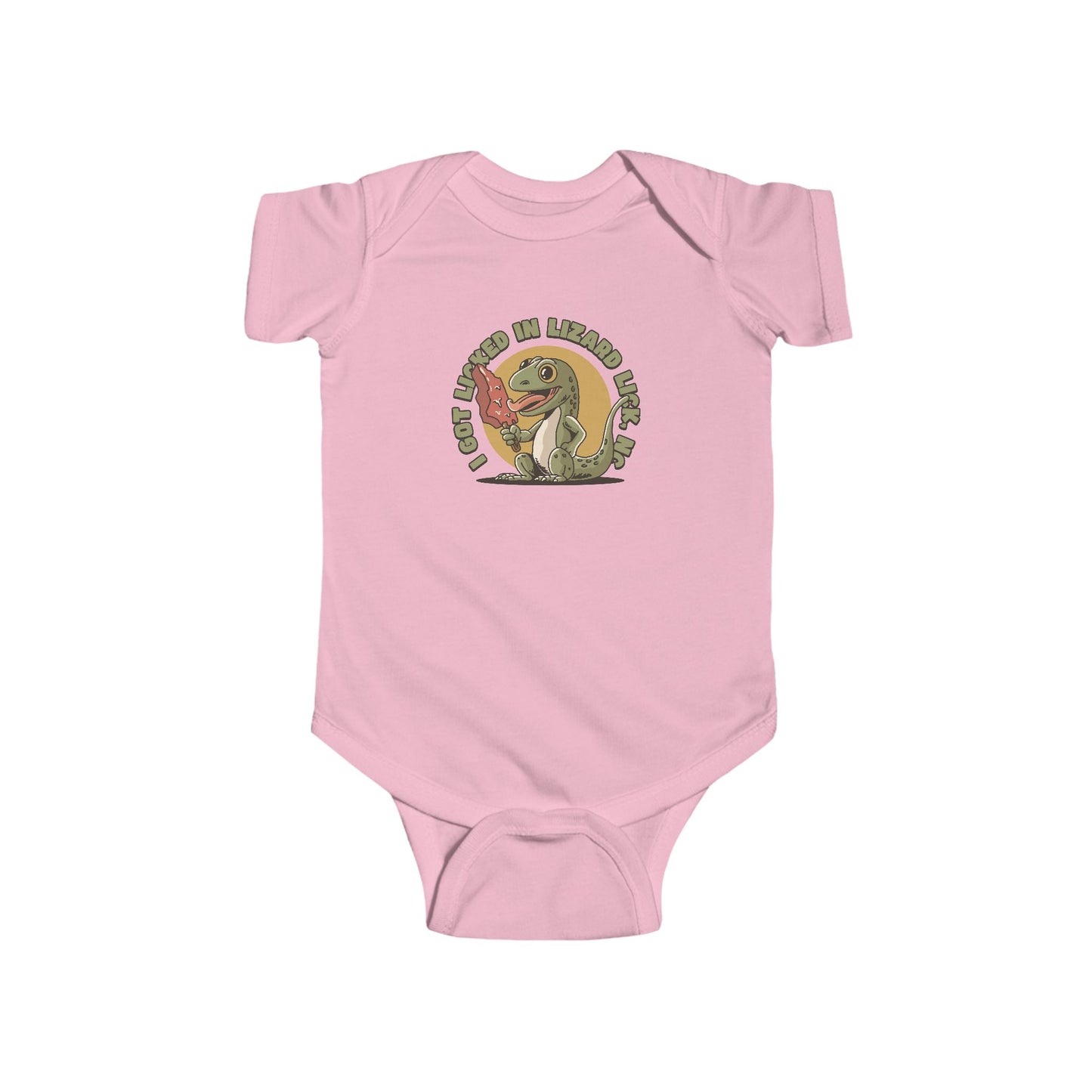 I Got Licked in Lizard Lick, NC β Infant Fine Jersey Bodysuit