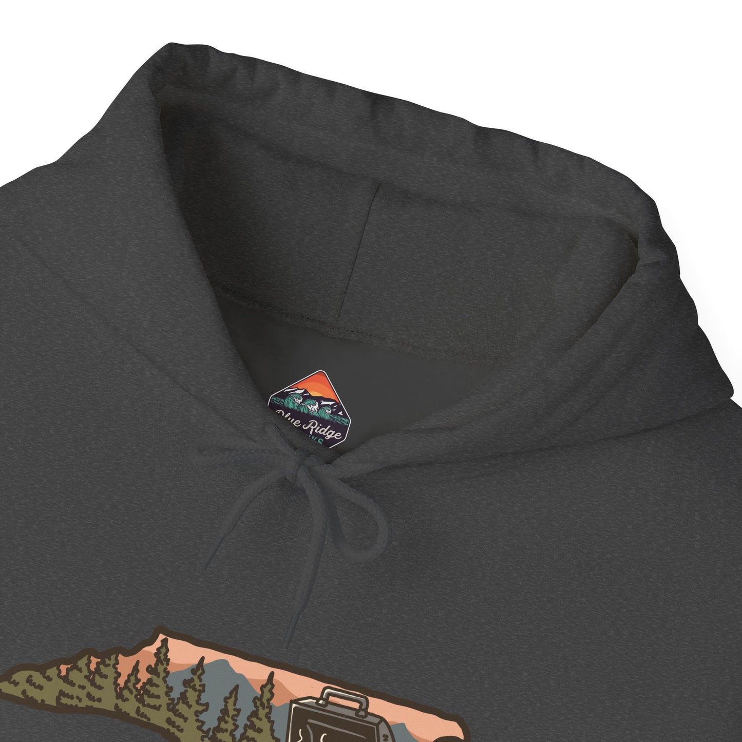 π₯ NC BBQ Mountain Scene Men's Hoodie β Everyday Wear Edition