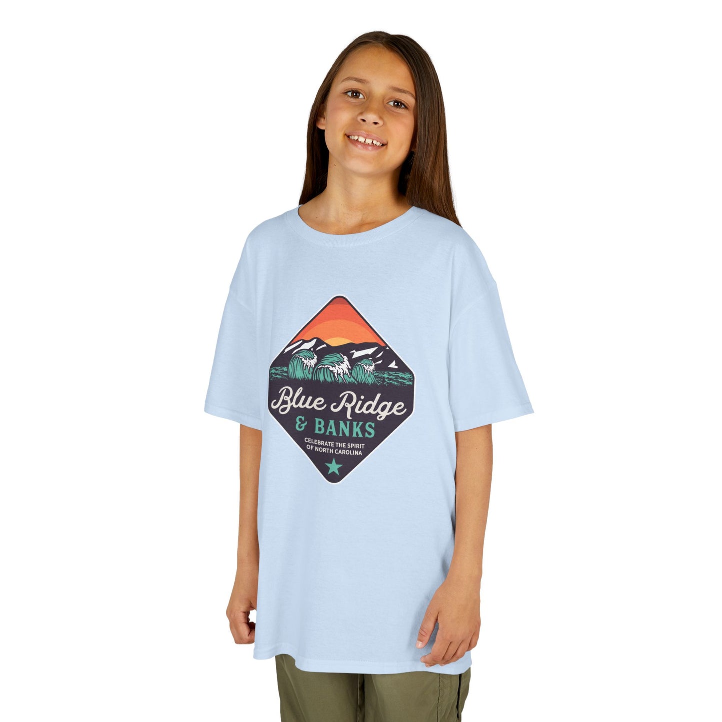 Blue Ridge & Banks Logo β Kids Heavy Cotton Tee