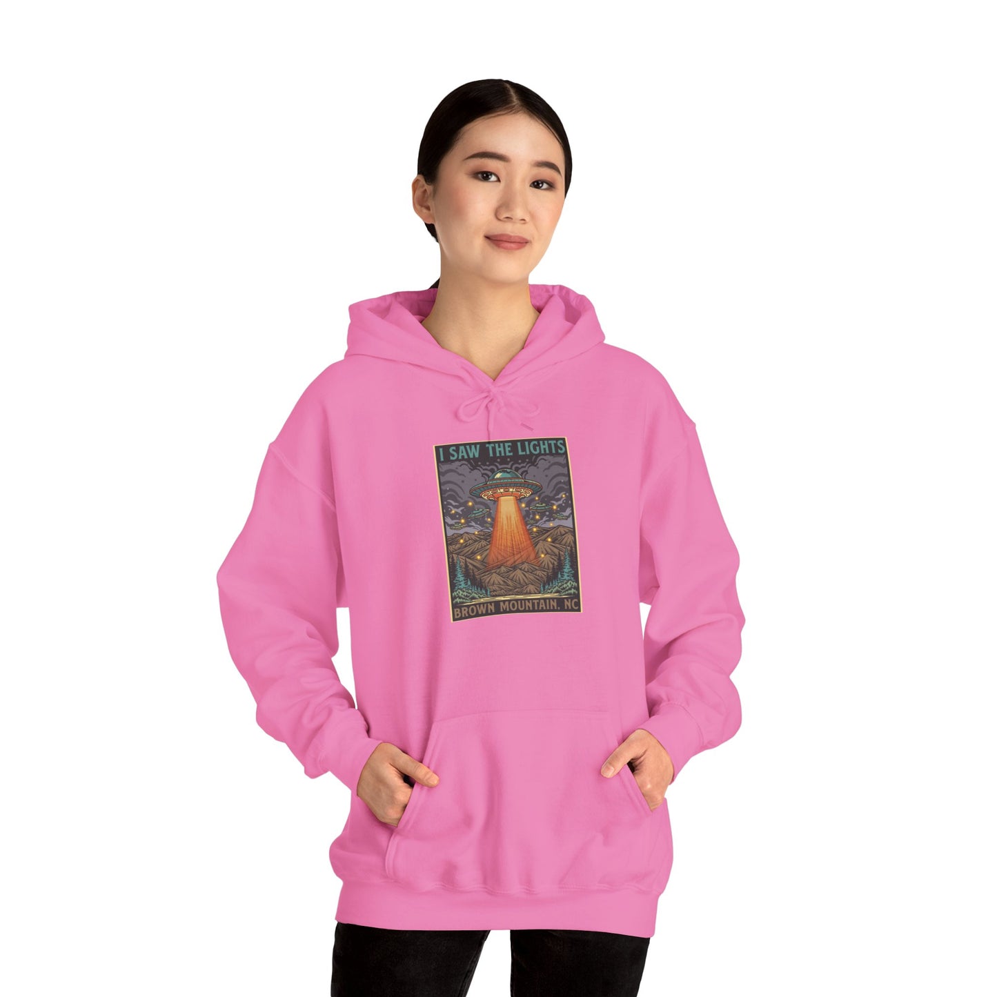 π₯ I Saw The Lights, Brown Mountain NC Women's Hoodie β Everyday Wear Edition