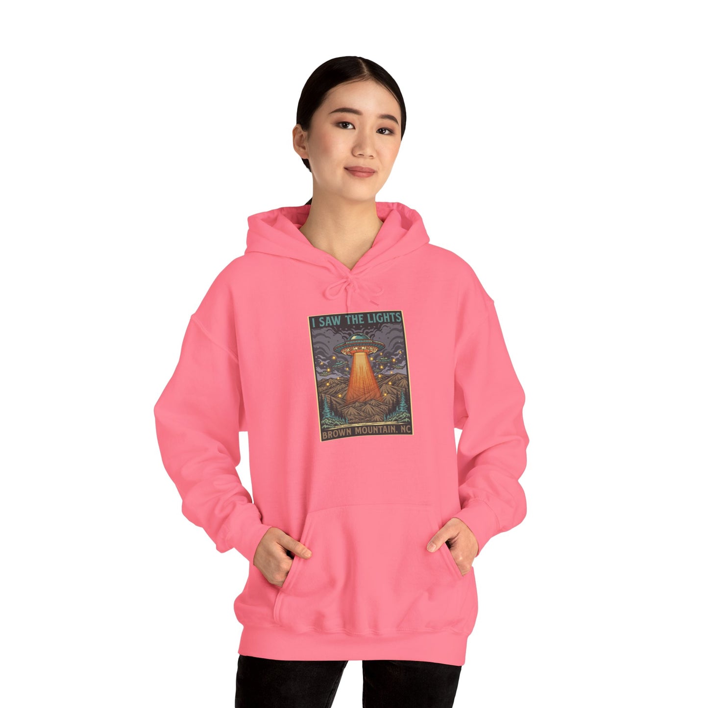 π₯ I Saw The Lights, Brown Mountain NC Women's Hoodie β Everyday Wear Edition