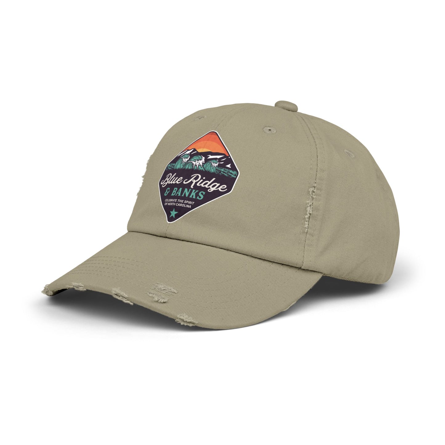Distressed Cap - North Carolina Blue Ridge & Banks