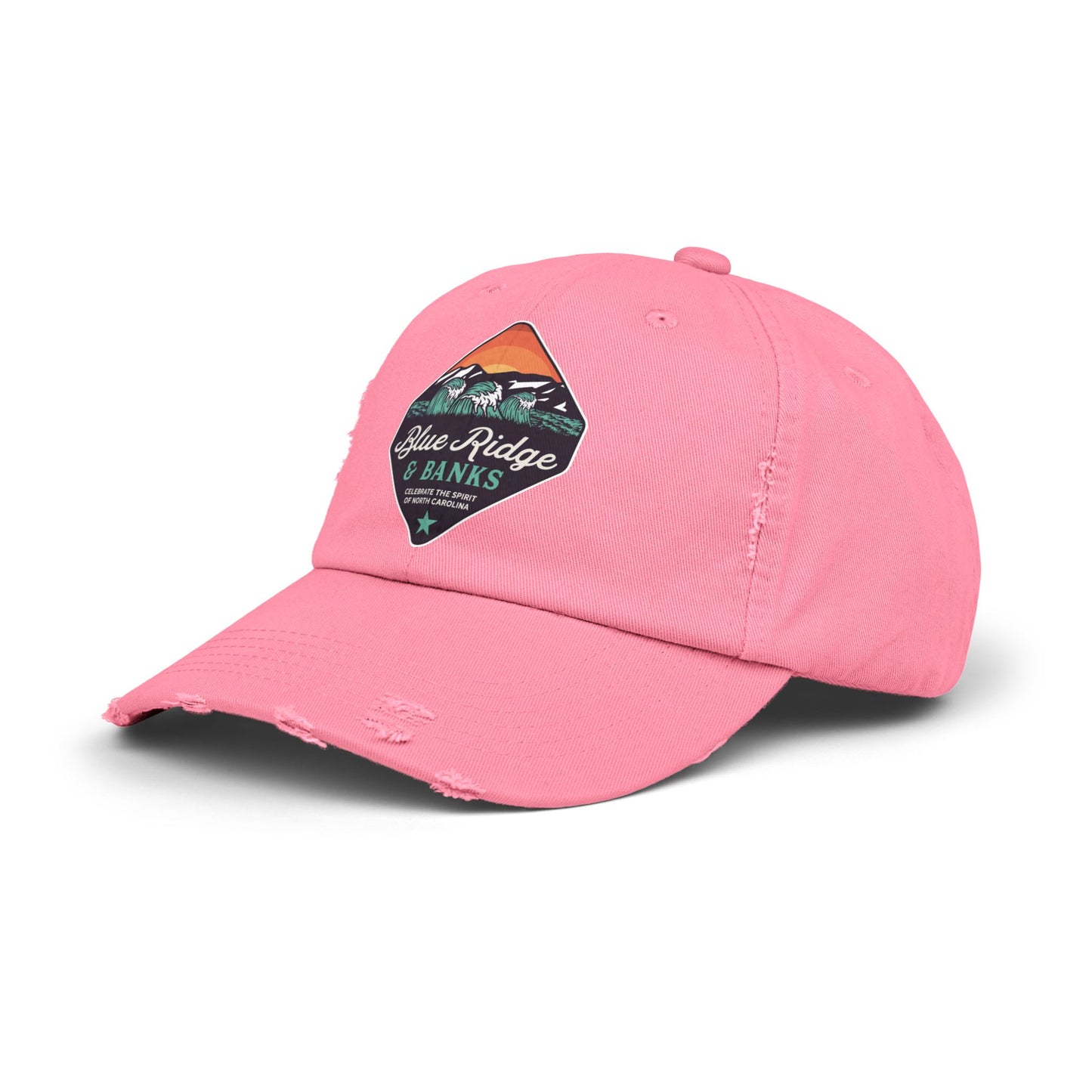 Distressed Cap - North Carolina Blue Ridge & Banks