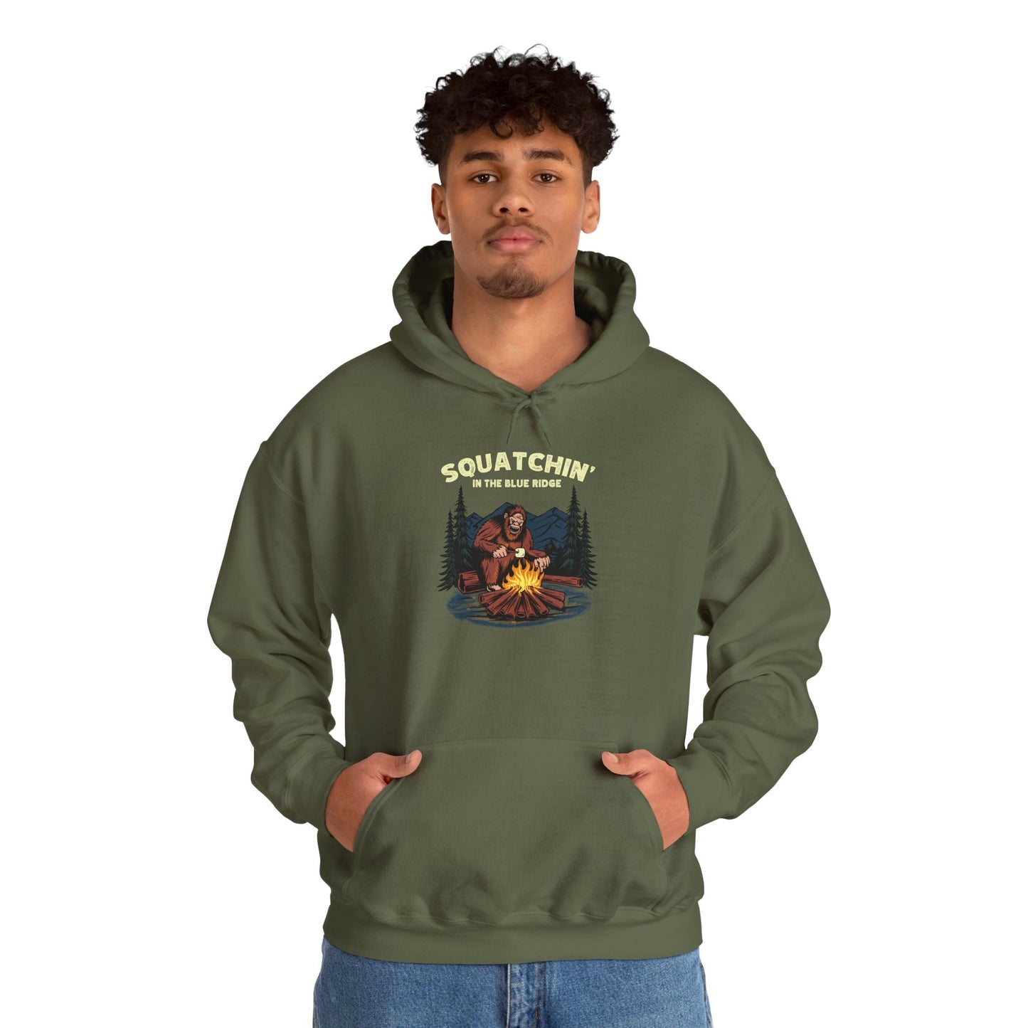 π₯ Squatchin' in the Blue Ridge Men's Hoodie β Everyday Wear Edition