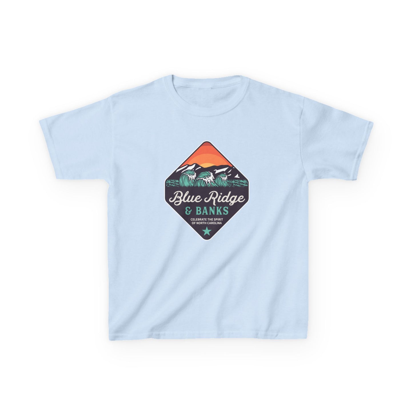 Blue Ridge & Banks Logo β Kids Heavy Cotton Tee