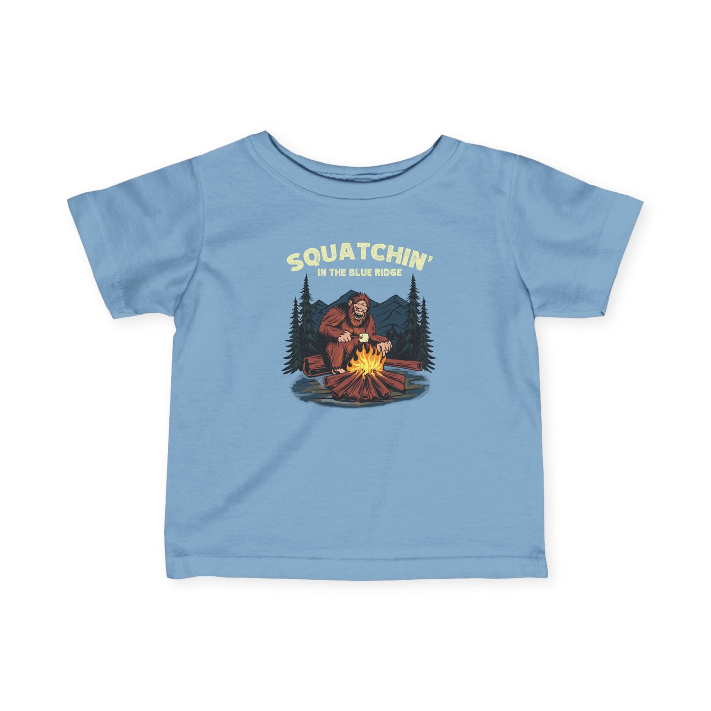 Squatchin’ in the Blue Ridge – Infant Fine Jersey T-Shirt