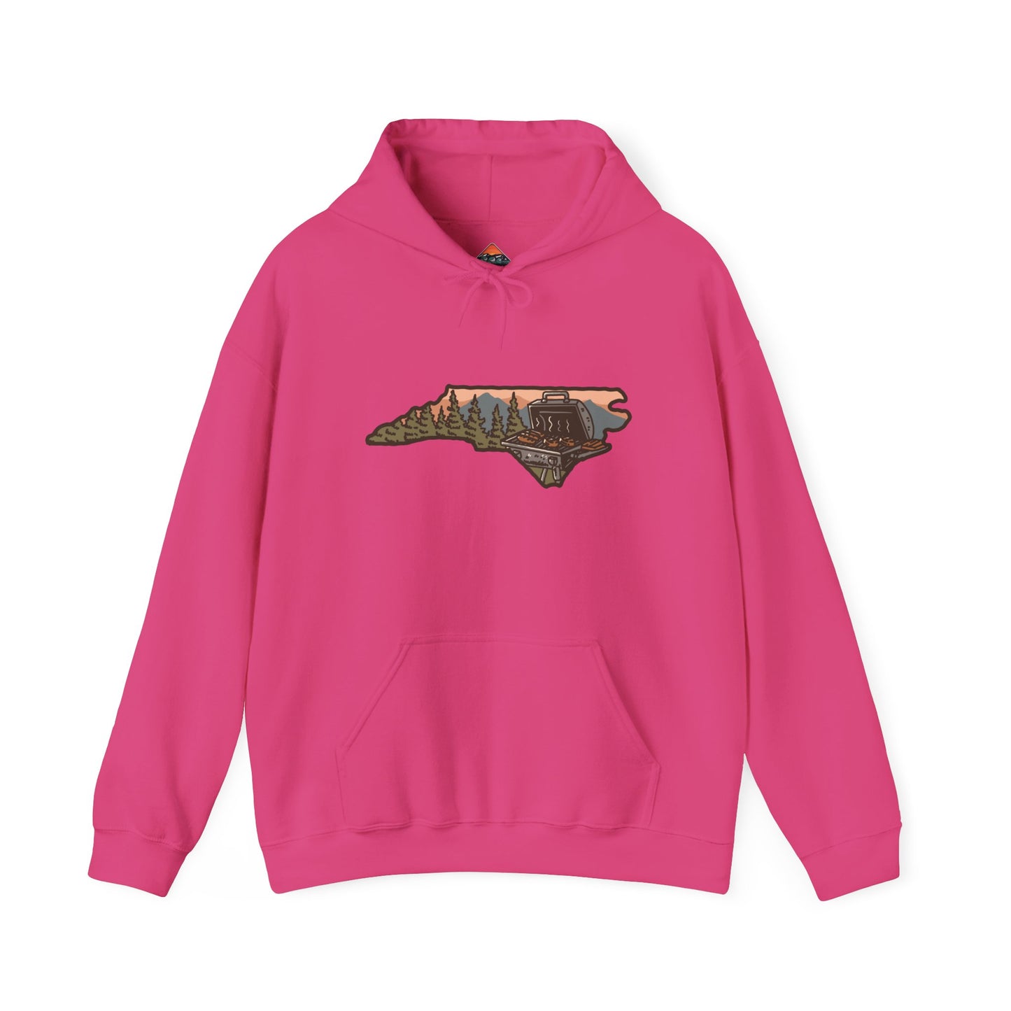 π₯ NC BBQ Mountain Scene Women's Hoodie β Everyday Wear Edition
