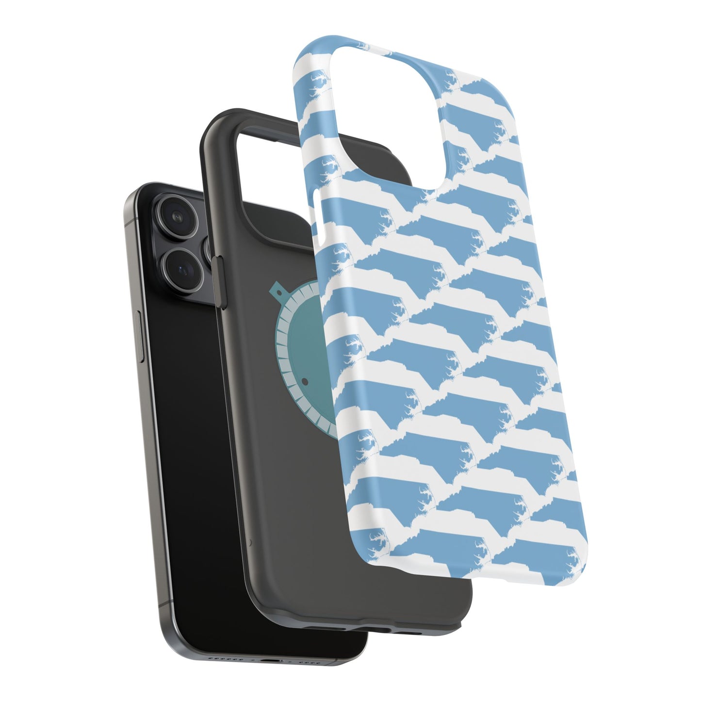 Tar Heel Blue – North Carolina Pattern Magnetic Tough Case