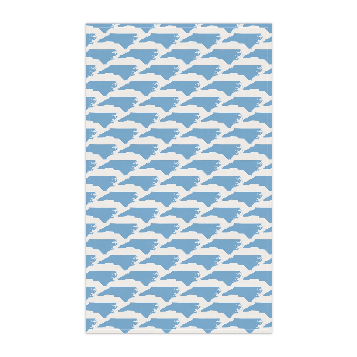 North Carolina State Pattern β Baby Blue Tea Towel