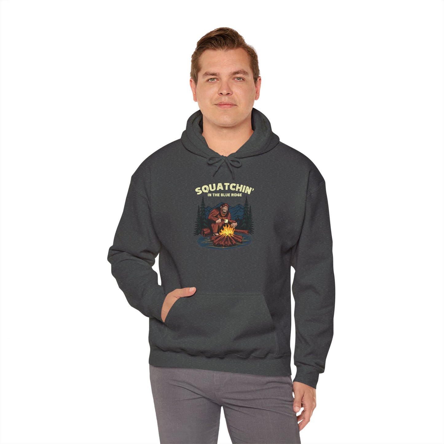 π₯ Squatchin' in the Blue Ridge Men's Hoodie β Everyday Wear Edition