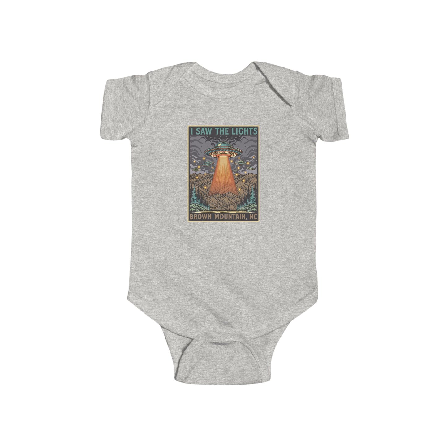 I Saw the Lights β Brown Mountain, NC β Infant Fine Jersey Bodysuit