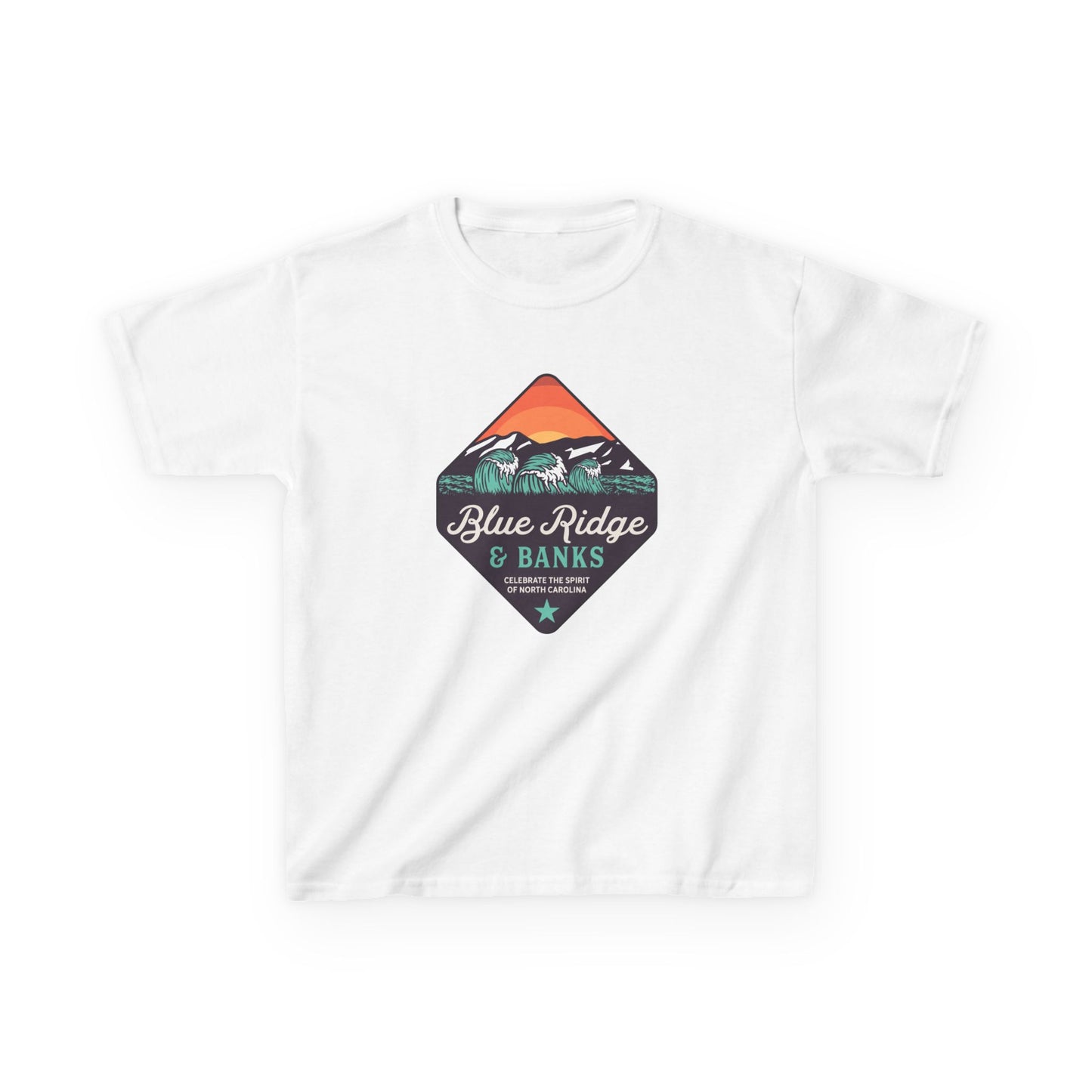 Blue Ridge & Banks Logo β Kids Heavy Cotton Tee