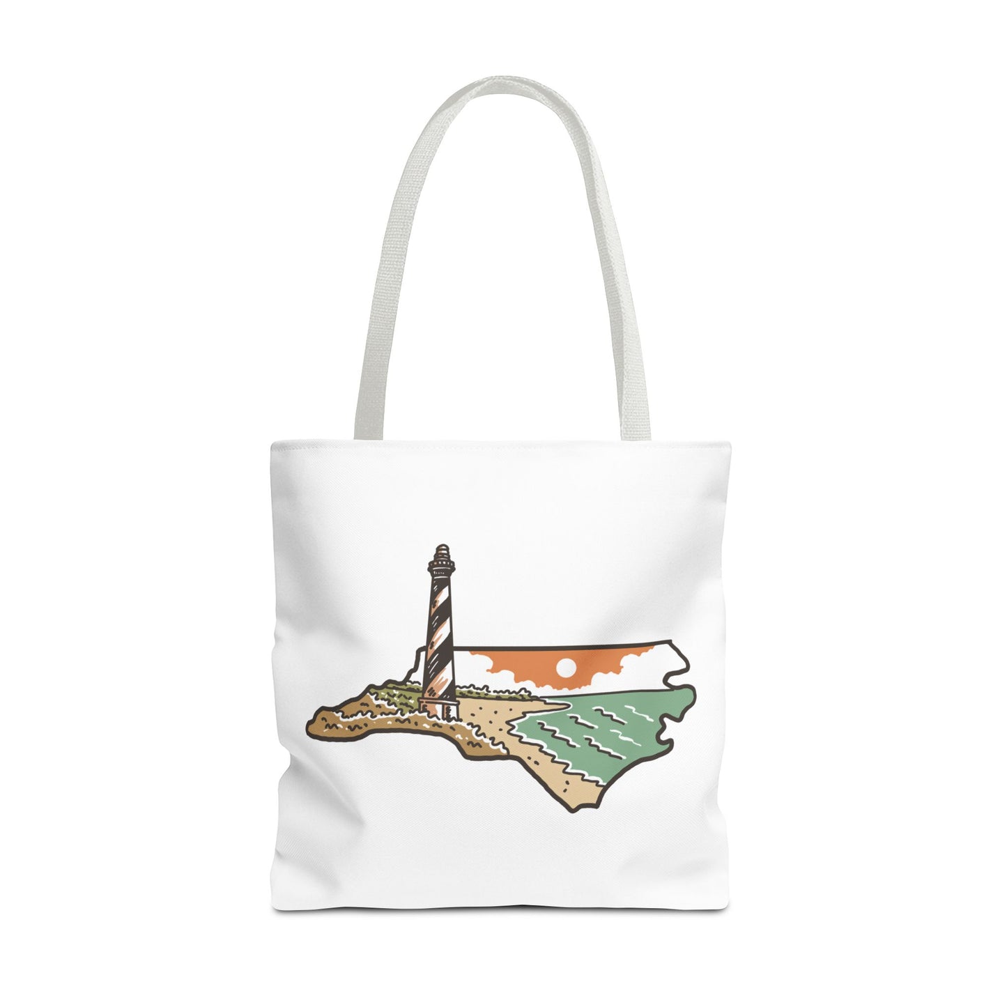 Hatteras Lighthouse Tote β Outer Banks Adventure Bag