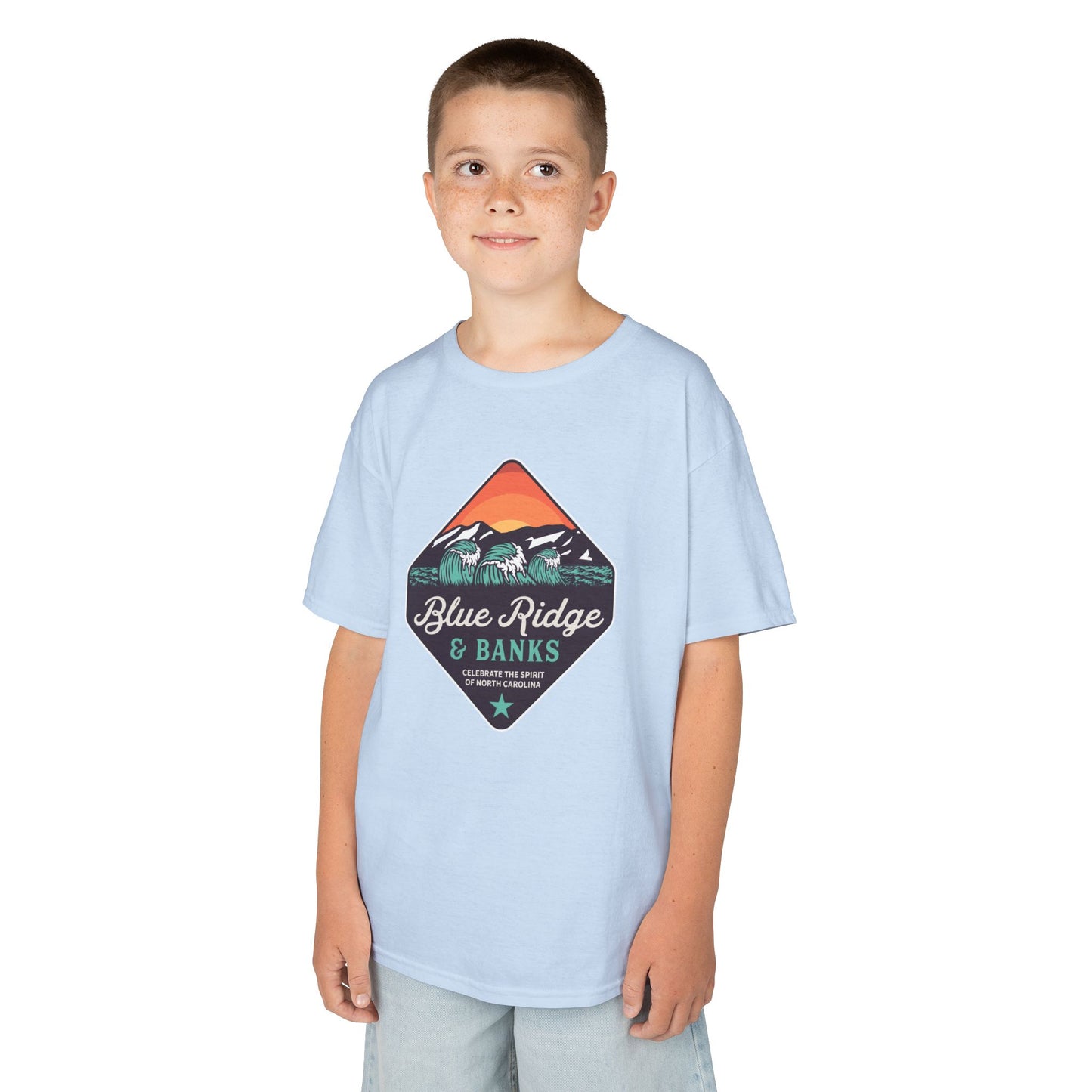 Blue Ridge & Banks Logo β Kids Heavy Cotton Tee