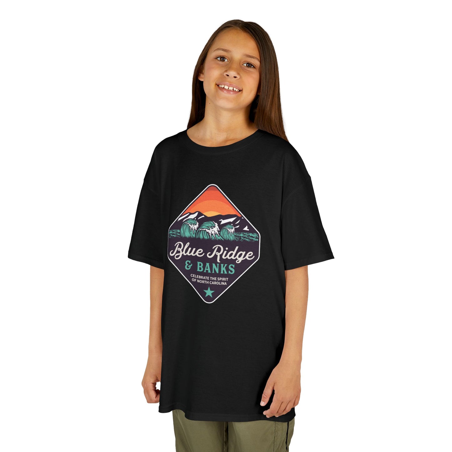 Blue Ridge & Banks Logo β Kids Heavy Cotton Tee