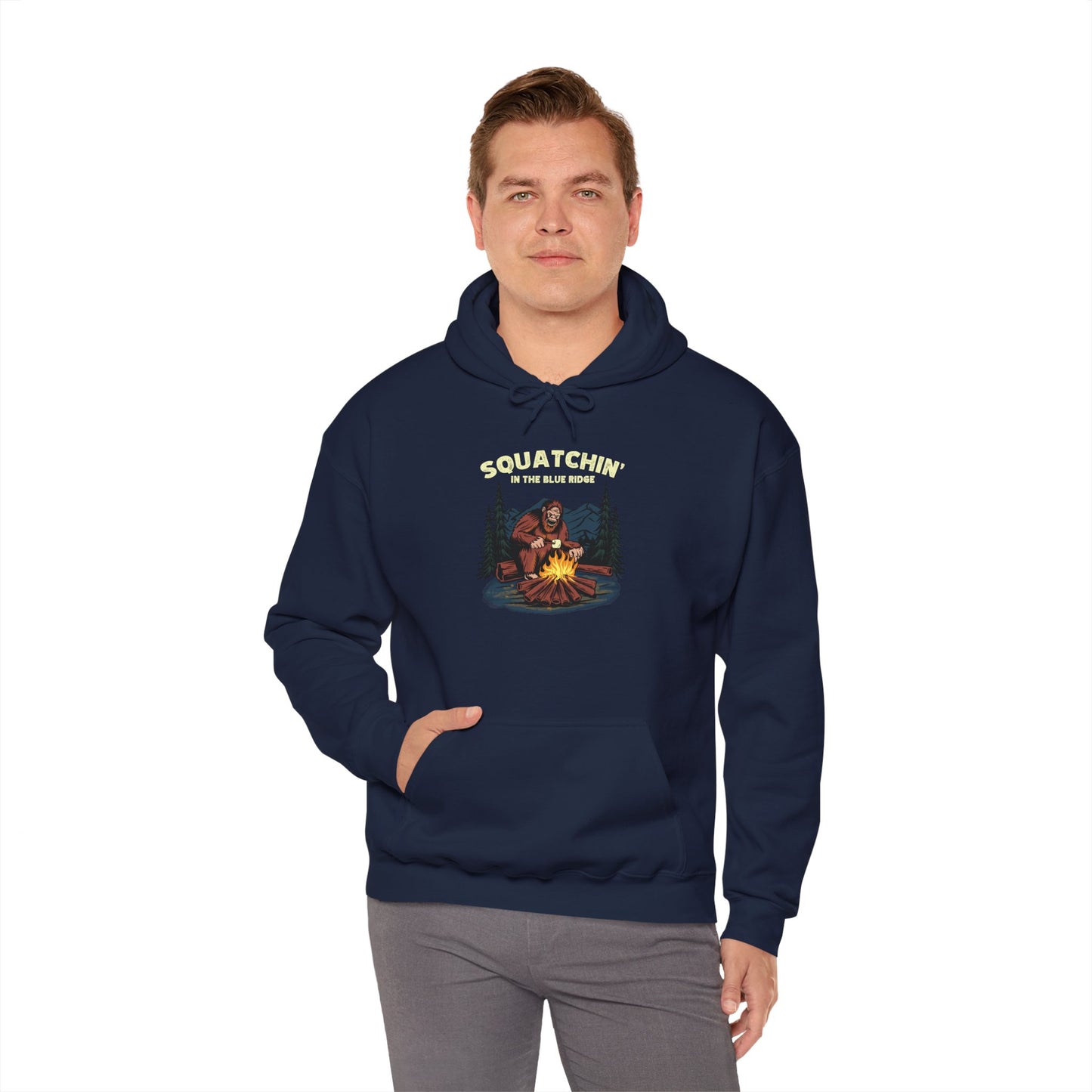 π₯ Squatchin' in the Blue Ridge Men's Hoodie β Everyday Wear Edition
