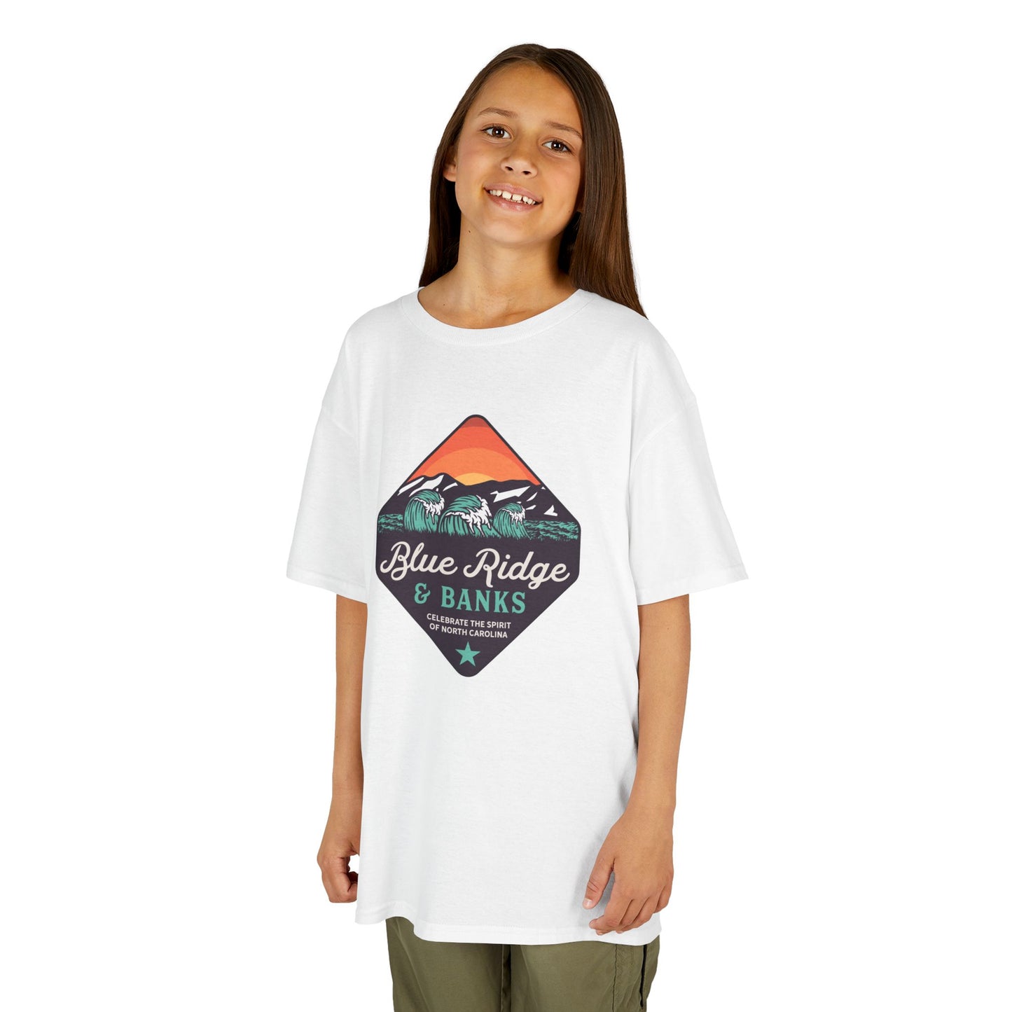 Blue Ridge & Banks Logo β Kids Heavy Cotton Tee