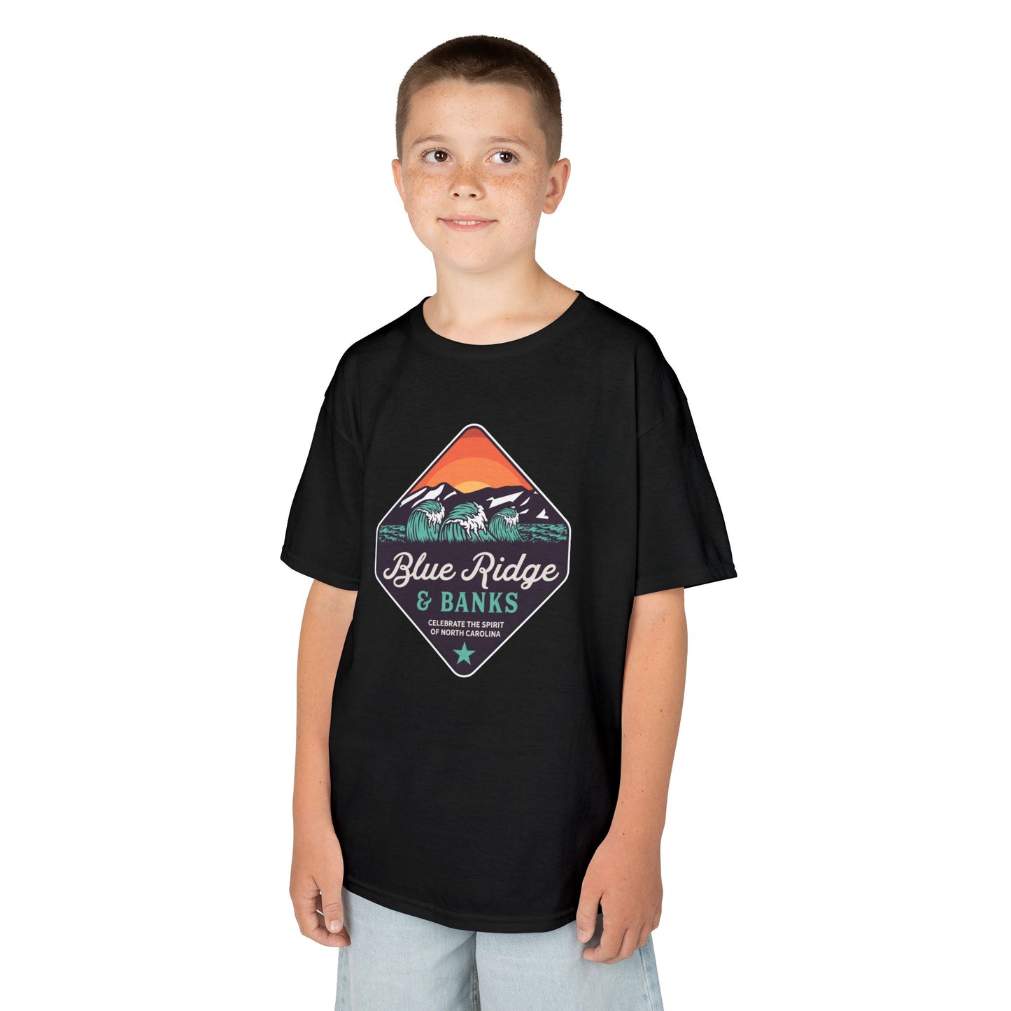 Blue Ridge & Banks Logo β Kids Heavy Cotton Tee