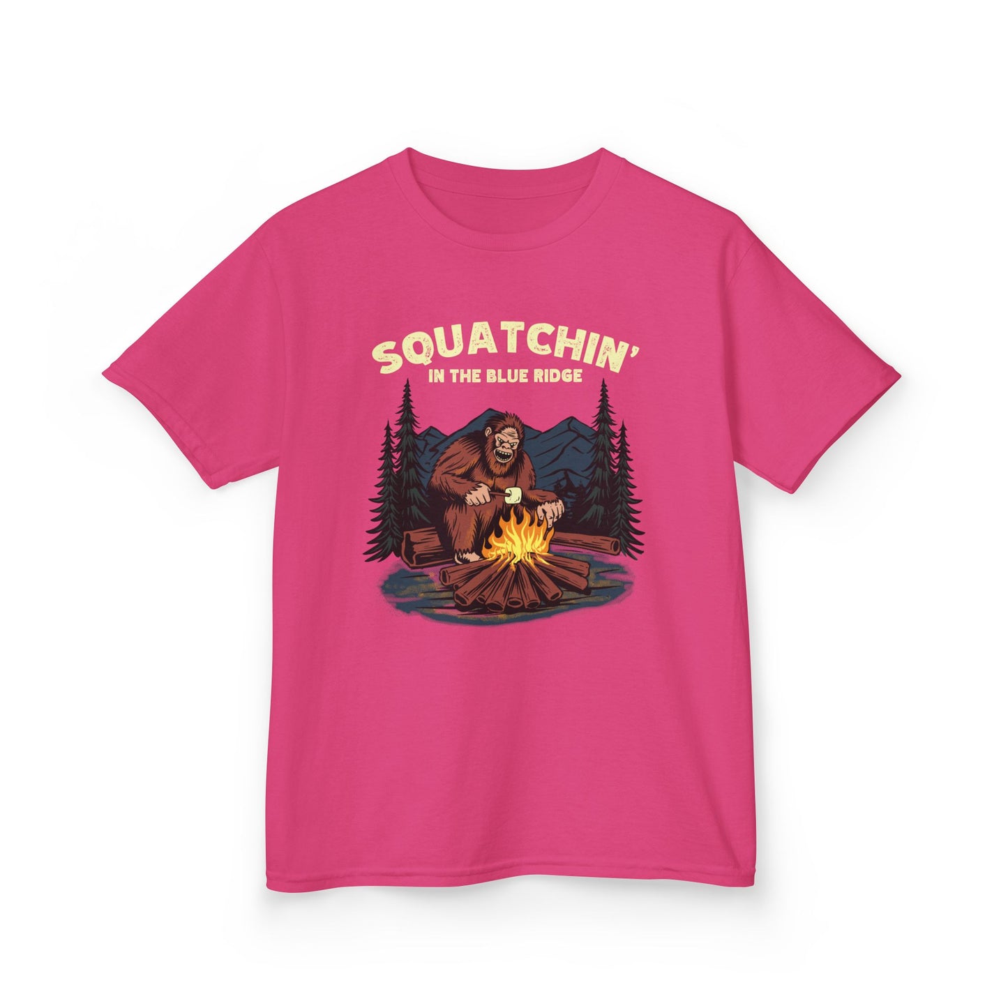 Squatchin’ in the Blue Ridge – Kids Heavy Cotton Tee