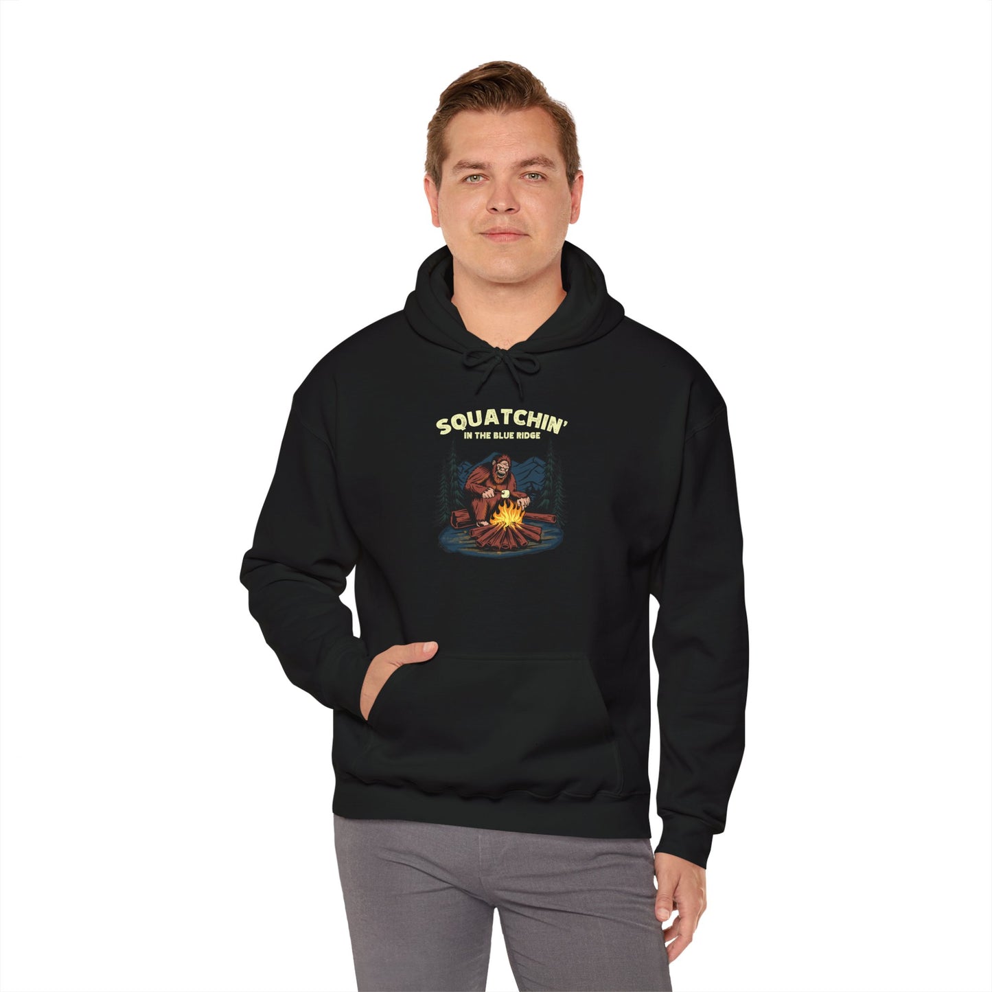 π₯ Squatchin' in the Blue Ridge Men's Hoodie β Everyday Wear Edition