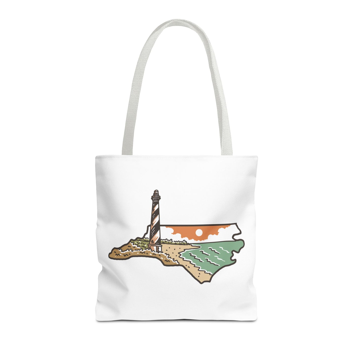 Hatteras Lighthouse Tote β Outer Banks Adventure Bag