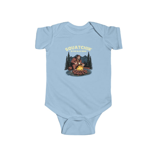Squatchin' in the Blue Ridge – Infant Fine Jersey Bodysuit