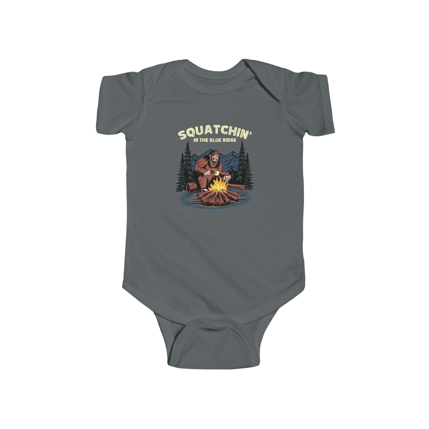 Squatchin' in the Blue Ridge – Infant Fine Jersey Bodysuit