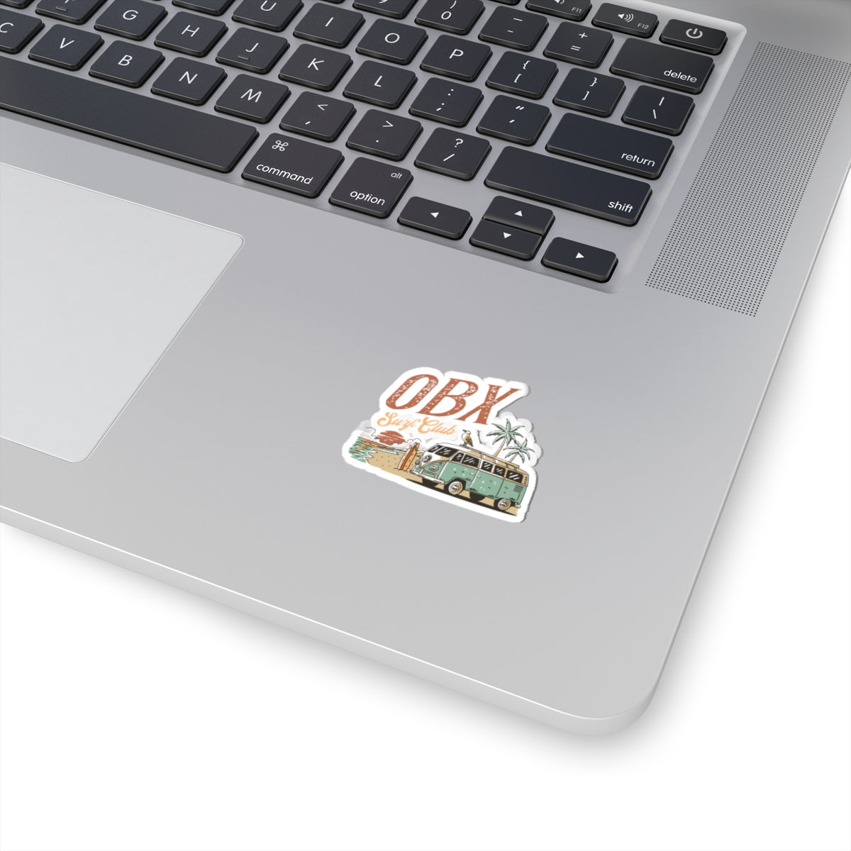 OBX Surf Club Sticker – Kiss-Cut Outer Banks Beach Van Vinyl