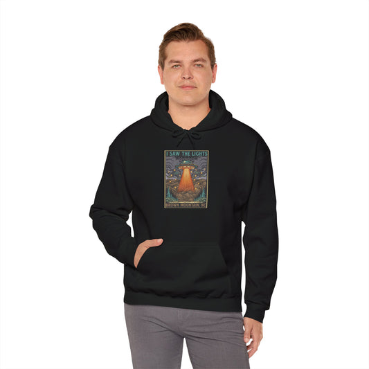🔥 I Saw The Lights, Brown Mountain NC Men's Hoodie – Everyday Wear Edition
