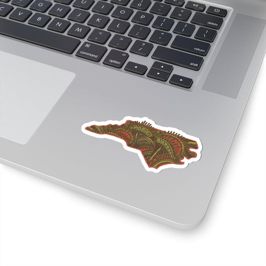 NC Venus Flytrap Sticker – Kiss-Cut Carnivorous Carolina Vinyl