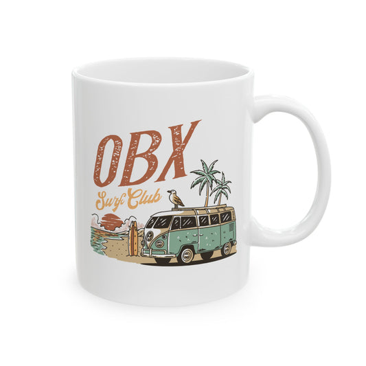OBX Surf Club – 11oz Ceramic Coffee Mug
