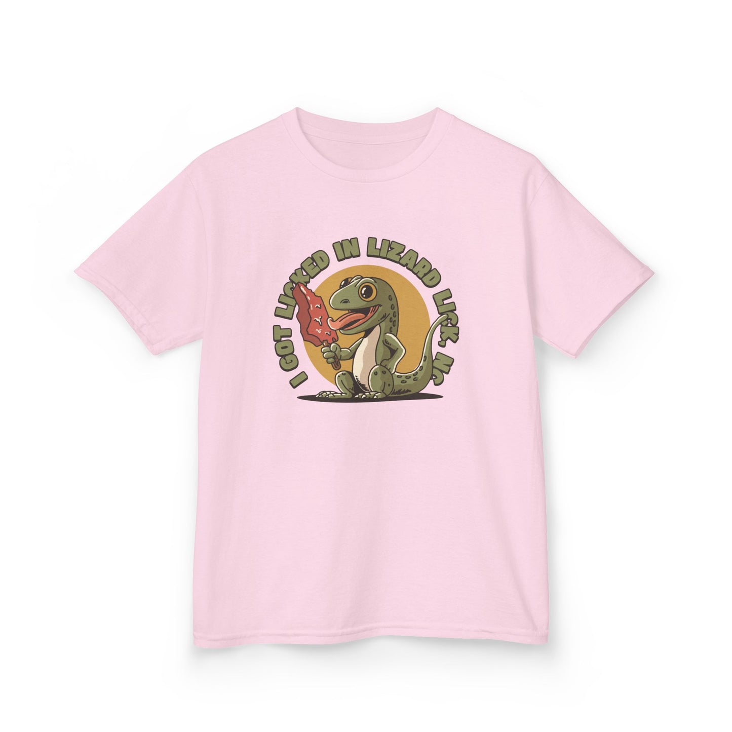 I Got Licked in Lizard Lick, NC – Kids Heavy Cotton Tee
