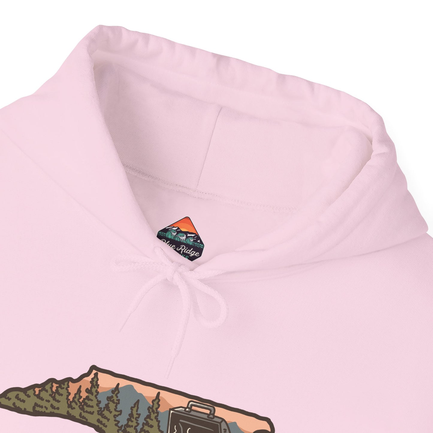🔥 NC BBQ Mountain Scene Women's Hoodie – Everyday Wear Edition