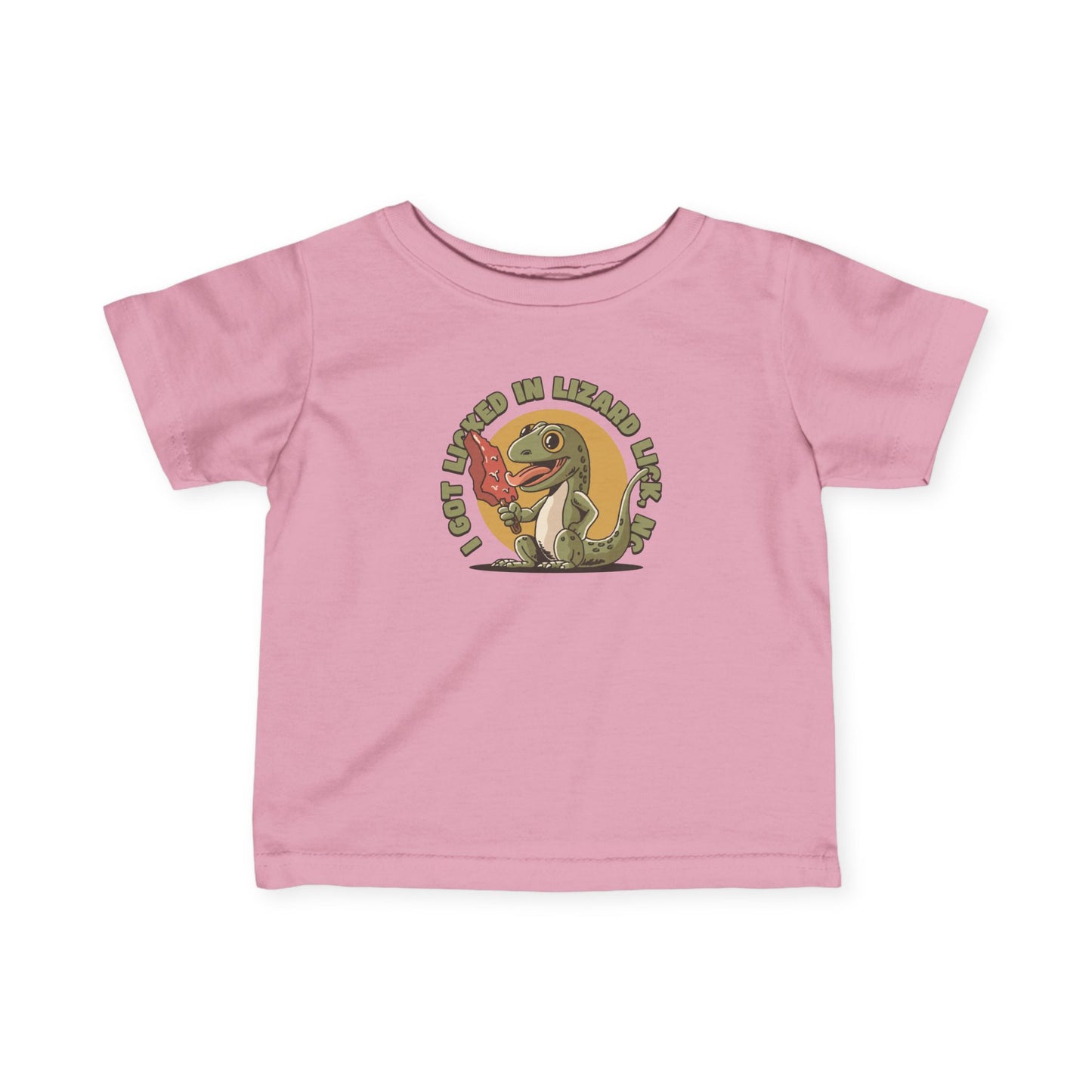 I Got Licked in Lizard Lick, NC – Infant Fine Jersey T-Shirt